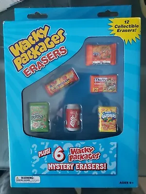 Topps Wacky Packages Erasers 12 Collectibles BRAND NEW NIB • $9.99