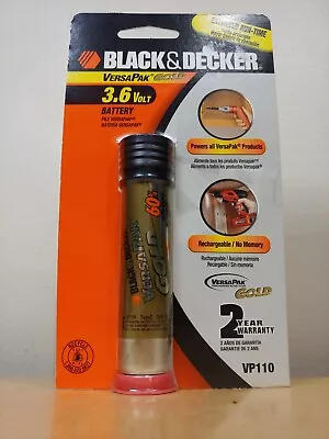 Genuine Black & Decker VP110 VersaPak Gold Battery For B&D Versa Pak Power Tools • $68.99