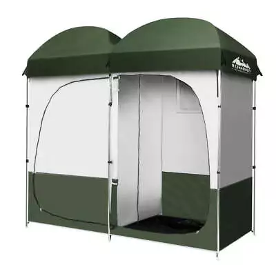 Weisshorn Double Camping Shower Toilet Tent Outdoor Portable Change Room • $92.88