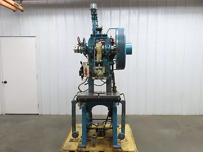 L&J No 18 Mechanical OBI Punch Press 18 Ton 2  Stroke 6  Throat 1.5Hp 3Ph • $4489.99