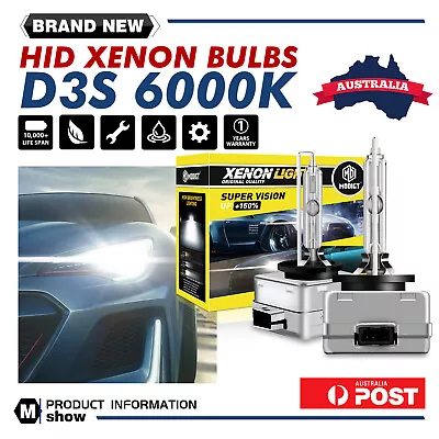 D3S Xenon HID Headlight Bulbs Replacement 35W 6000K For Jeep Grand Cherokee SRT • $45.99