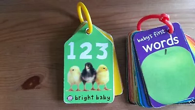 2 X Marks And Spencer Buggy Books. Baby's First Words & 123 Bright Baby • £2.50