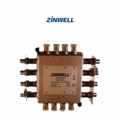 Zinwell MS-4800 Satellite Sky Multiswitch 4 Input 8 Output (31) • £12.90