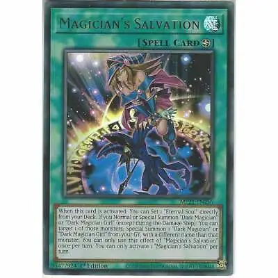 £2.85 • Buy MP21-EN256 Magician's Salvation | 1st Edition | Ultra Rare YuGiOh Card TCG