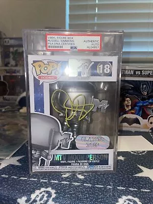 PSA Encapsulated Funko Pop Icons #18 Signed By Russel Simmons PSA & Becket COA • $100