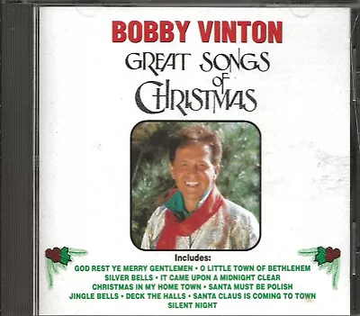 Bobby Vinton - Great Songs Of Christmas (Curb Records #D2-77347 - USA 1990) • $9.99