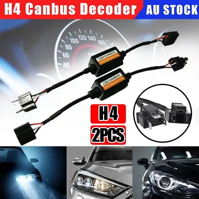 2xH4 Canbus Decoder Canceller Load Resistor For LED Headlight Conversion Kit AU • $17.50