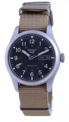 Seiko 5 Sports Field Black Dial Power Reserve Automatic SRPG35K1 100M Mens Watch • $201.55