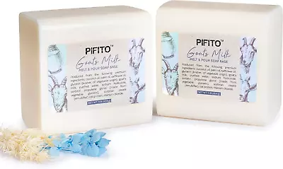 Goats Milk Melt And Pour Soap Base 2 Lb ¦ Premium 100% Natural Glycerin Soap ¦ • $28.36