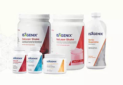 Isagenix Healthy Maintenance System Isalean Protein Isaflush Cleanse • $329