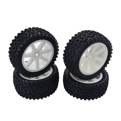 £16.32 • Buy 1.9 Front Rear Tires Wheels 12mm For HPI Traxxas HSP RC 1/10 Off Road Buggy Car