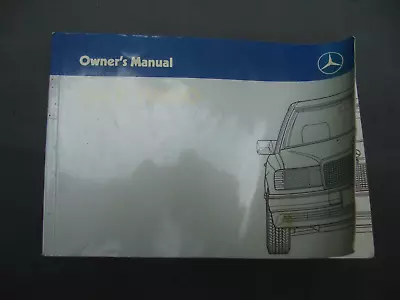 Mercedes-Benz 1987 300D Turbo Owners Manual Model 124 D Auto Car Black Wt Photos • $29