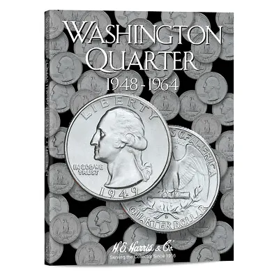 Washington Quarter (25 Cents) #2: 1948-1964 - Official Whitman Coin Folder • $5.99