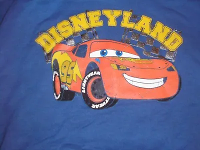 XL Youth Lightning McQueen Blue  Hoodie Disneyland Sweatshirt NWT   • £15.18