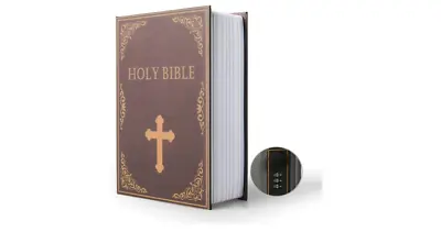 Book Safe Box Lock Vault Water Fire Proof Home Money Cash Sentry Key Holy Bible • $58.47