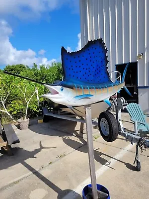 71  Sailfish Two Sided Fish Mount Replica - 2 Week Production Time • $710