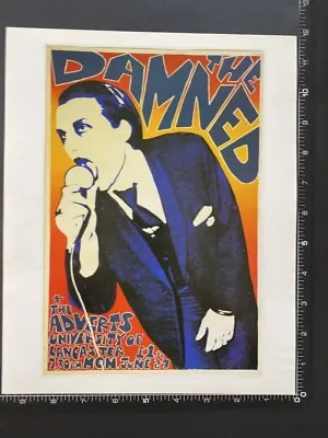 DAMNED LANCASTER / RICHARD HELL - Classic Music Poster Print 10X12  M25 • £12.99
