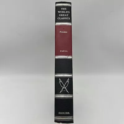 Pensees Blaise Pascal 1958 World's Great Classics Grolier * • $19.91