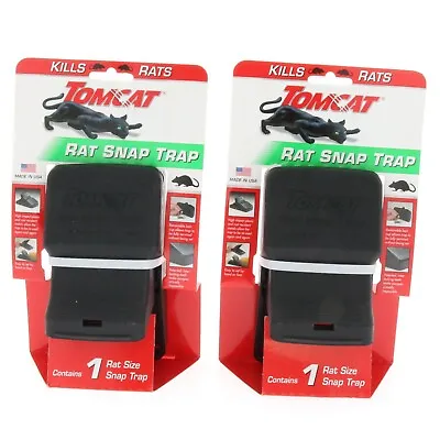 Tomcat #0361710 Small Snap Trap For Rats ~ 2-Pack • $18.95