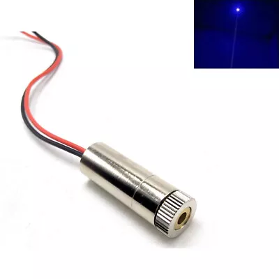 450nm 5mW Blue Focusable Dot Laser Diode Module 12x35mm Driver 3-5V • $24.83