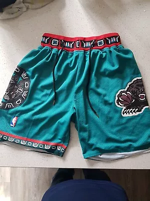 Just Don NBA Vancouver Grizzlies Vintage Shorts 1995-96. Size Medium M. • £49.99