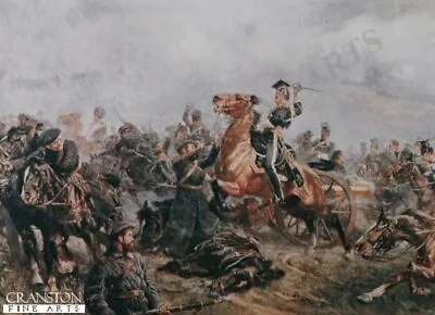 Crimean War Military Art Postcard 17th Lancers Balaclava Light Brigade • £2.70