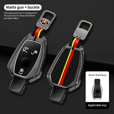 Zinc Alloy Smart Car Key Case Keychain For Mercedes Benz C Class W204 W251 W205 • $18.04