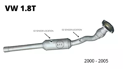 2001 - 2006 Volkswagen Jetta 1.8T Direct Fit Catalytic Converter DF54473 • $145