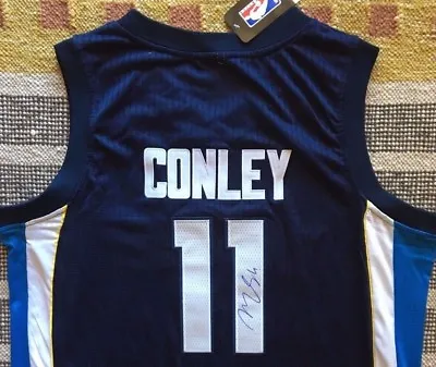 Mike Conley Signed Autograph Memphis Grizzlies Jersey NBA Ohio State PROOF • $160