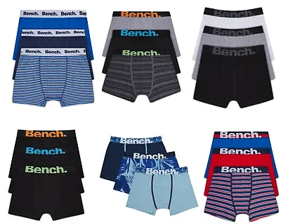 £15.99 • Buy Mens Boxer Shorts (3 Pack) Underwear Stretch Trunks Bench Cotton Brief
