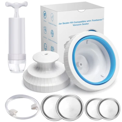 $13.99 • Buy Canning Jar Sealing Kit Vacuum Sealer For Use With Regular-mouth And Wide-mout