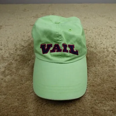 Vail Colorado Hat Cap Strap Back Green Logo Casual Women • $8.88