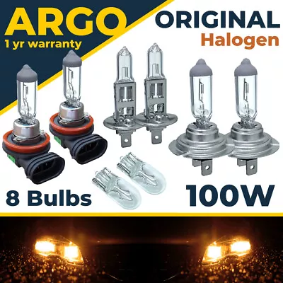 $20.69 • Buy For Ford Mondeo MK4 Halogen Headlight Bulbs 100w Fog Side Light Bulbs 2007-2014