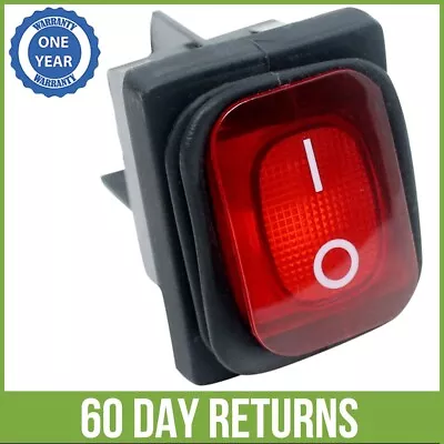 $12.95 • Buy Zing Ear ZE-235-2 Waterproof Lighted Rocker Toggle Switch ON OFF 4 Prong Snap-in