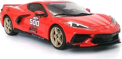2020 Chevrolet Corvette C8 Stingray Coupe Indianapolis 500 Pace Car In 1:43 Scal • $6.59