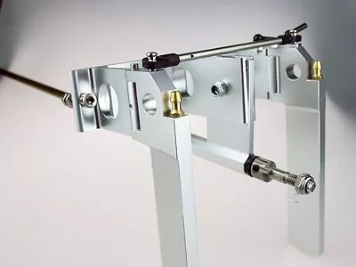 1Set CNC Alu Dual Rudder With 1/4  Flex Cable Set For Rc Boat #286  • £94.61