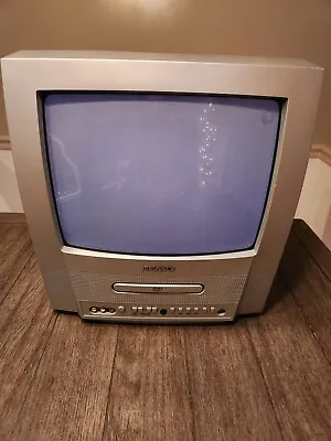 Magnavox MSD513E 13  CRT TV & DVD Combo Gaming Retro Television AV No Remote • $89.99