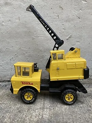 Vintage 1970's Metal Mighty Tonka Crane Cab MR-970 Construction Truck Vehicle • $40