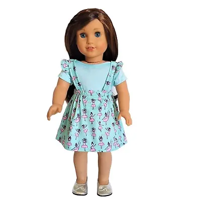 Doll Clothes T-Shirt & Skirt Dress Fit 18  American Girl Dolls Maplelea • $10.97