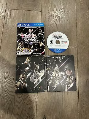 Dissidia Final Fantasy NT SteelBook Brawler Edition (Playstation 4) PS4 NO CARDS • $25