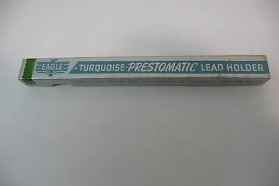 VTG EAGLE Turquoise Prestomatic Lead Holder #3377  EMPTY  Box USA • $5.99