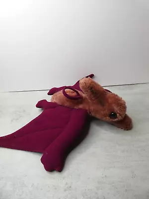 R Dakin VTG 70s Red Pterodactyl Plush Stuffed Animal Hanging 8  Dinosaur • $14.99