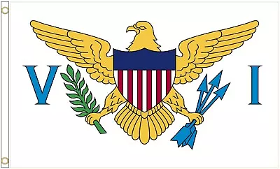 U.S. Virgin Islands United States Of America USA Polyester Flag • £6