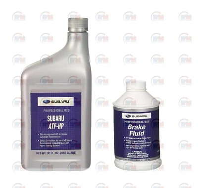 $36.95 • Buy GENUINE Power Steering 1-Qt. (Red) + Brake Fluid 12 Fl. Oz For Subaru - 2PACK