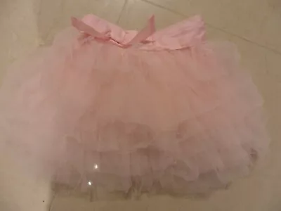 NEXT Baby Girls Pink Tutu Skirt With Bow - 12-18 Months 86cm • £3.50