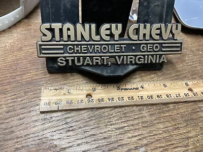 Emblem Badge Dealership Stanley Chevy Chevrolet Stuart VA Plastic • $19.25