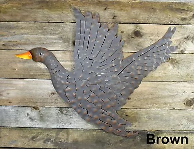 £24.99 • Buy Garden Wall Fence Hanging Flying Duck Bird Outdoor Ornament Statue Home Décor