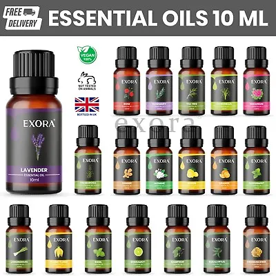 Essential Oils  10ML Aromatherapy Pure Essential Oil Fragrances Diffuser Burner • £2.99