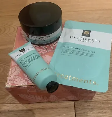 Champneys Health Spa Boxed Gift Set Includes 3 Treatment Products Perfect Gift • £12