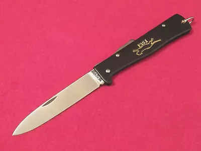 OTTER-Messer MERCATOR L154S Black Cat S.S. Lockback Knife 4 3/8  Closed Germany  • $39.30